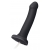 Черный фаллос с имитацией эякуляции Silicon Cum Dildo L - 19,6 см. - Strap-on-me - купить с доставкой в Краснодаре