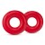 Набор из 2 красных эрекционных колец DONUT RINGS OVERSIZED - Blush Novelties - в Краснодаре купить с доставкой