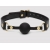 Черный кляп-шар Bound to You Faux Leather Ball Gag - Fifty Shades of Grey - купить с доставкой в Краснодаре