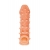 Телесная закрытая насадка с пупырышками Cock Sleeve Size M - 15,6 см. - KOKOS - в Краснодаре купить с доставкой