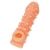 Телесная закрытая насадка с пупырышками Cock Sleeve Size L - 17,6 см. - KOKOS - в Краснодаре купить с доставкой