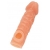 Телесная закрытая насадка с шершавой головкой Cock Sleeve Size M - 15,6 см. - KOKOS - в Краснодаре купить с доставкой