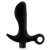 Черный анальный вибратор Silicone Vibrating Prostate Massager 01 - 10,8 см. - Blush Novelties - в Краснодаре купить с доставкой