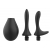 Черный анальный душ Nexus Anal Douche Set с 2 сменными насадками - Nexus Range - купить с доставкой в Краснодаре