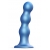 Голубая насадка Strap-On-Me Dildo Plug Balls size S - Strap-on-me - купить с доставкой в Краснодаре