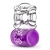 Фиолетовое эрекционное виброкольцо Pleaser Rechargeable C-Ring - Blush Novelties - в Краснодаре купить с доставкой