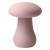 Розовый перезаряжаемый клиторальный стимулятор-грибочек Oyster Mushroom - CNT