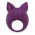 Фиолетовое перезаряжаемое эрекционное кольцо Kitten Kiki - Lola Games - в Краснодаре купить с доставкой