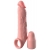 Телесная насадка-удлинитель 2 Inch Silicone X-tension with Strap - 20,3 см. - Pipedream - в Краснодаре купить с доставкой