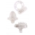 Набор из 3 прозрачных эрекционных колец с вибрацией Teasers Ring Kit - Chisa - в Краснодаре купить с доставкой