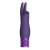 Фиолетовая перезаряжаемая вибпоруля Elegance - 11,8 см. - Shots Media BV
