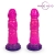 Розовый рельефный фантазийный фаллоимитатор - 20 см. - Bior toys - купить с доставкой в Краснодаре