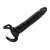 Чёрная насадка-фаллос для двойного проникновения INFLATABLE DILDO SLIM DONG  - 13,5 см. - Toyz4lovers - в Краснодаре купить с доставкой
