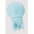 Голубой стимулятор клитора с 5 насадками Caress - Adrien Lastic