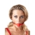 Силиконовый кляп-шар на чёрных ремешках Red Gag silicone - Orion - купить с доставкой в Краснодаре