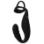 Черное эрекционное кольцо со стимуляцией промежности и анальной пробкой Cock Ring with RC Prostate Plug - Orion - в Краснодаре купить с доставкой