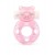 Розовое эрекционное виброкольцо в форме мишки - 1137 - в Краснодаре купить с доставкой