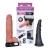 Страпон с 2 насадками и вибрацией UniStrap - 20 и 18 см. - LOVETOY (А-Полимер) - купить с доставкой в Краснодаре
