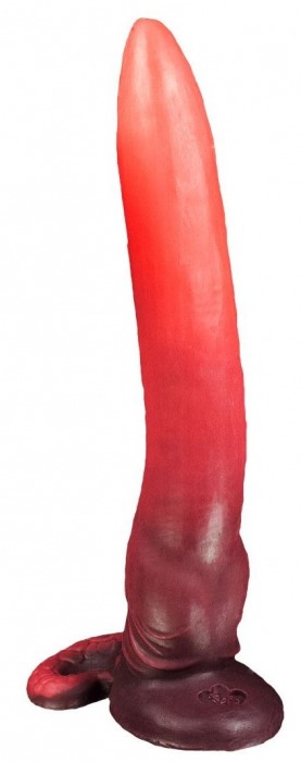 Красный фаллоимитатор  Зорг Лонг  - 42 см. - Erasexa - купить с доставкой в Краснодаре