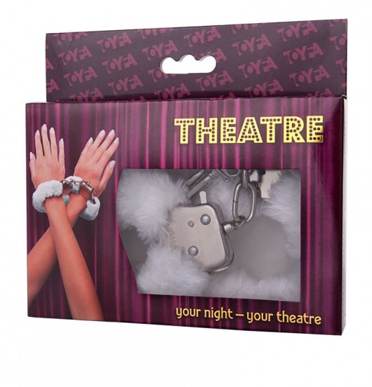Наручники с белой меховой опушкой - ToyFa - купить с доставкой в Краснодаре