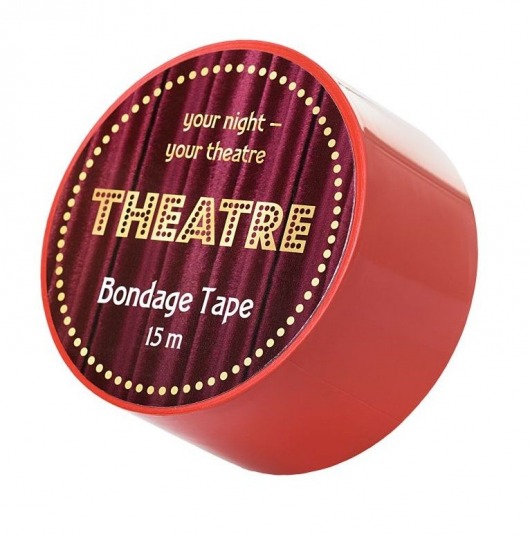 Красный бондажный скотч TOYFA Theatre - 15 м. - ToyFa - купить с доставкой в Краснодаре