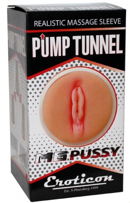 Прозрачная насадка-вагина для помпы PUMP TUNNEL M6 PUSSY - Eroticon - в Краснодаре купить с доставкой