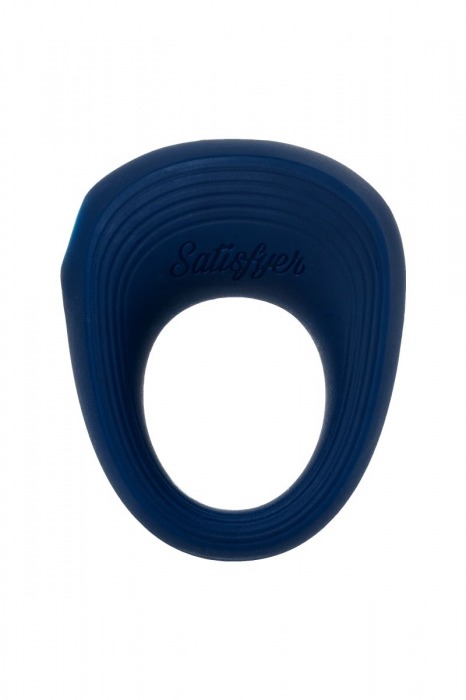 Синее эрекционное кольцо на пенис Satisfyer Ring 2 - Satisfyer - в Краснодаре купить с доставкой