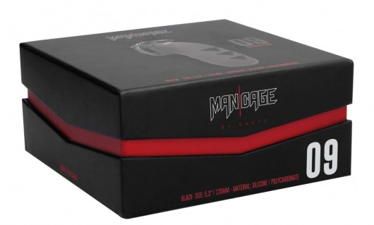 Черный мужской пояс верности Chastity Model 09 - Shots Media BV - купить с доставкой в Краснодаре