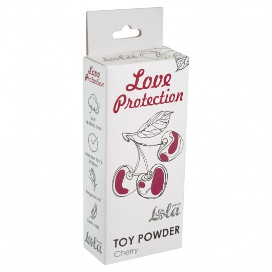 Пудра для игрушек Love Protection с ароматом вишни - 15 гр. - Lola Games - купить с доставкой в Краснодаре