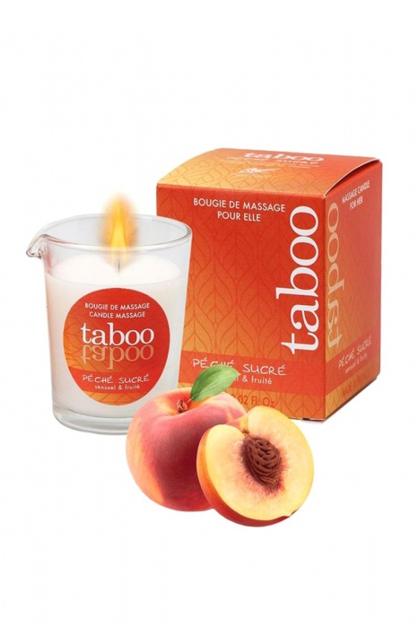 Массажное аромамасло с афродизиаками для женщин RUF Taboo Peche sucre - 60 гр. - RUF - купить с доставкой в Краснодаре