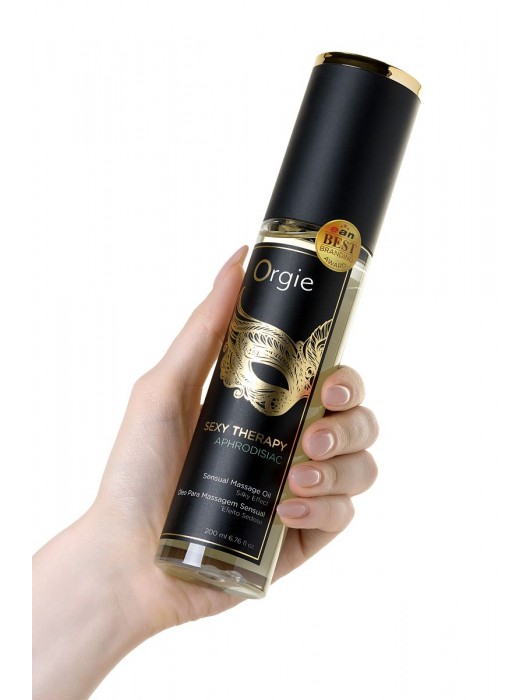 Минеральное массажное масло Orgie Sexy Therapy Afrodisiac - 200 мл. - ORGIE - купить с доставкой в Краснодаре