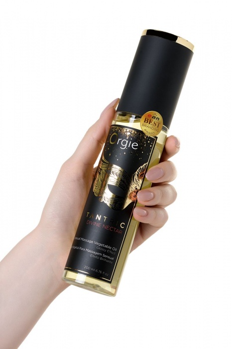 Растительное массажное масло Orgie Tantric Divine Nectar - 200 мл. - ORGIE - купить с доставкой в Краснодаре