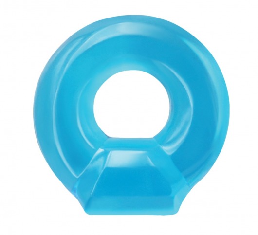 Голубое эрекционное кольцо Drop Ring - NS Novelties - в Краснодаре купить с доставкой