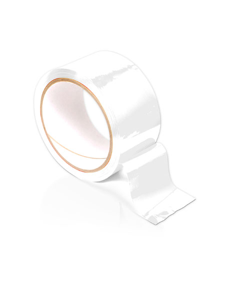 Белая самоклеющаяся лента для связывания Pleasure Tape - 10,6 м. - Pipedream - купить с доставкой в Краснодаре