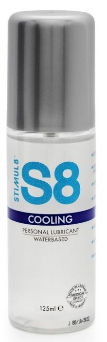 Охлаждающий лубрикант на водной основе S8 Cooling Lube - 125 мл. - Stimul8 - купить с доставкой в Краснодаре