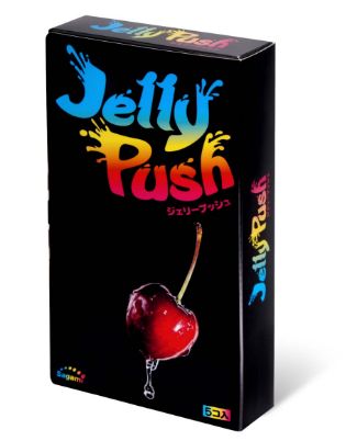 Розовые презервативы Sagami Jelly Push - 5 шт. - Sagami - купить с доставкой в Краснодаре
