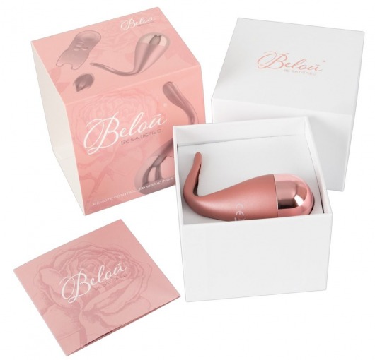 Розовый вибростимулятор Belou - Orion
