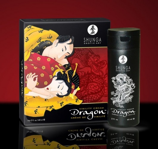 Интимный мужской крем  Дракон - Shunga - купить с доставкой в Краснодаре
