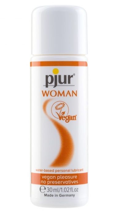 Лубрикант pjur WOMAN Vegan на водной основе - 30 мл. - Pjur - купить с доставкой в Краснодаре