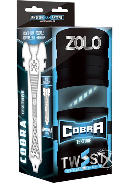 Мастурбатор Zolo Twist Cobra - Zolo - в Краснодаре купить с доставкой