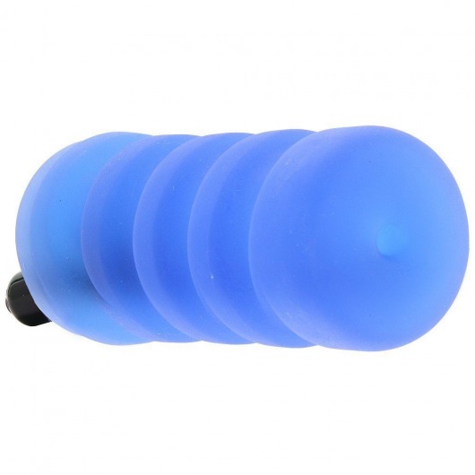 Голубой мастурбатор с вибрацией Zolo Backdoor Squeezable Vibrating Stroker - Zolo - в Краснодаре купить с доставкой