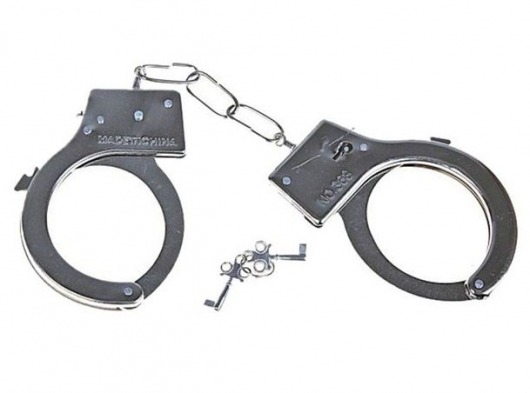 Металлические наручники с регулируемыми браслетами - Сима-Ленд - купить с доставкой в Краснодаре