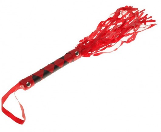 Красно-черная плеть с ромбами на ручке - 42 см. - Сима-Ленд - купить с доставкой в Краснодаре