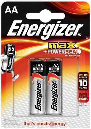 Батарейки Energizer MAX E92/AAA 1,5V - 2 шт. - Energizer - купить с доставкой в Краснодаре