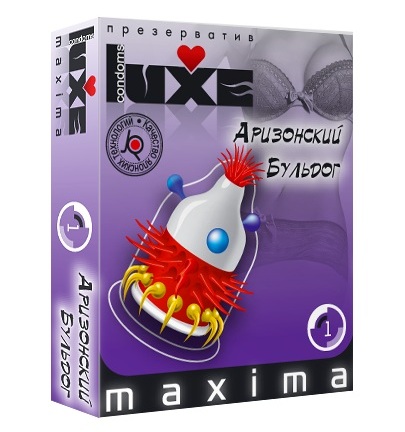Презерватив LUXE Maxima  Аризонский Бульдог  - 1 шт. - Luxe - купить с доставкой в Краснодаре