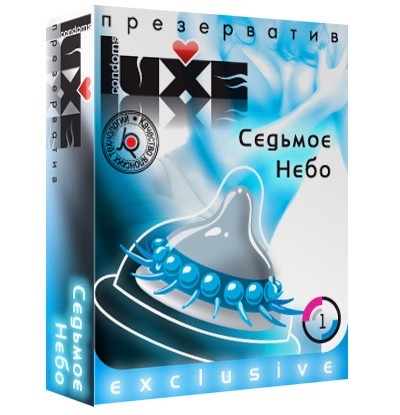 Презерватив LUXE  Exclusive  Седьмое небо  - 1 шт. - Luxe - купить с доставкой в Краснодаре