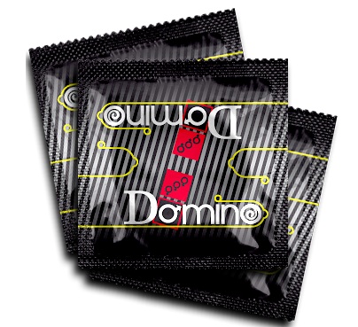 Ароматизированные презервативы Domino Electron - 3 шт. - Domino - купить с доставкой в Краснодаре