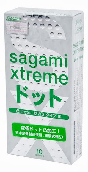 Презервативы Sagami Xtreme Type-E с точками - 10 шт. - Sagami - купить с доставкой в Краснодаре