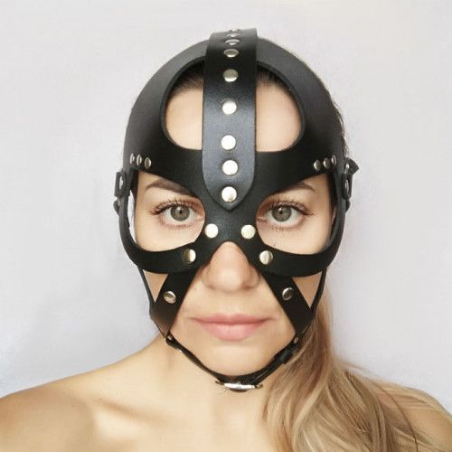 Кожаная маска-шлем  Лектор - Sitabella - купить с доставкой в Краснодаре
