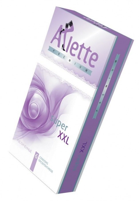Увеличенные презервативы Arlette Premium Super XXL - 6 шт. - Arlette - купить с доставкой в Краснодаре